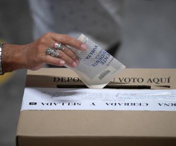 Seguridad para las elecciones en Colombia. / Foto: AFP.