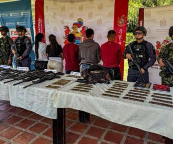 Disidencias de Iván Mordisco en Antioquia. / Foto: MinDefensa.