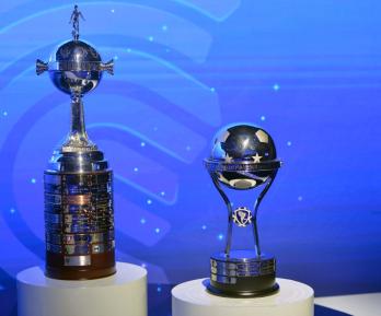 Sorteo de la Libertadores y Sudamericana. / Foto: AFP.
