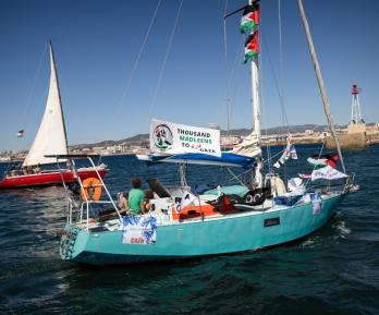 Flotilla Thousand Madleens. / Foto: AFP.