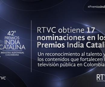 RTVC noticias fue nominado como noticiero favorito del público en los premios India Catalina 2026