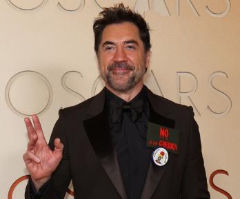 No a la guerra, el mensaje en los Premios Oscar. / Foto: AFP.