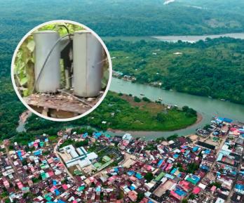 Desmantelan laboratorio de cocaína en Barbacoas. / Fotos: Radio Nacional y captura de pantalla.