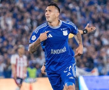 Rodrigo Contreras, jugador de Millonarios. / Foto: Millonarios website.