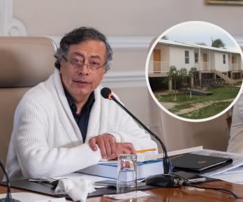 Petro sobre el catastro multipropósito. / Fotos: Presidencia y Radio Nacional.