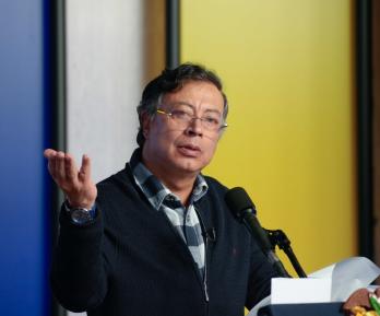 Petro sobre el escrutinio final de las elecciones. / Foto: Presidencia.