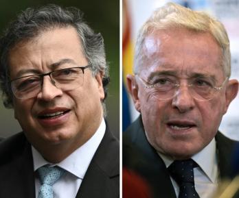 Petro le responde a Uribe. / Foto: AFP.