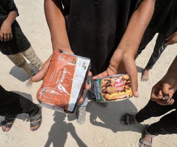 Hambre en Medio Oriente. / Foto: AFP.