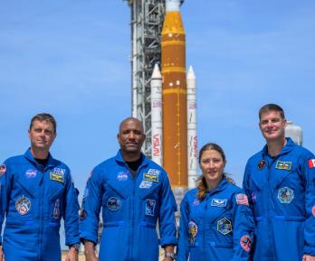 Tripulación de Artemis 2. / Foto: AFP.