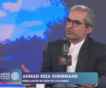 Embajador de Irán en Colombia Ahmad Reza Kheirmand. / Foto: El Calentao.