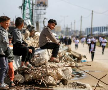 Actos genocidas en Gaza. / Foto: AFP.