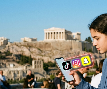 Grecia prohibirá el uso de redes sociales a menores de 15 años