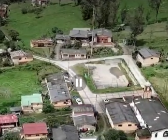 fotografía panorámica de zona rural del municipio de La Calera