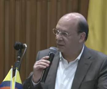 ministro Germán Ávila en la apertura del foro Política Monetaria en un contexto progresista