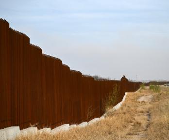 Muro en la frontera de EE.UU y México. / Foto: AFP.