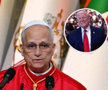 Papa León XIV le responde a Trump. / Fotos: AFP.