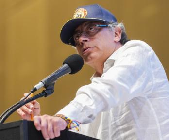 Presidente Petro en la Cumbre Democracia Siempre. / Foto: Presidencia.