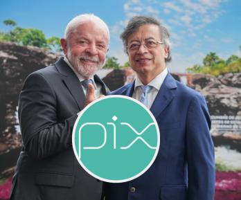 Petro pide a Brasil funcionamiento de sistema PIX. / Fotos: Presidencia y PIX Internacional.