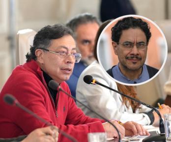 Petro sobre planes contra Iván Cepeda. / Fotos: Presidencia y AFP.