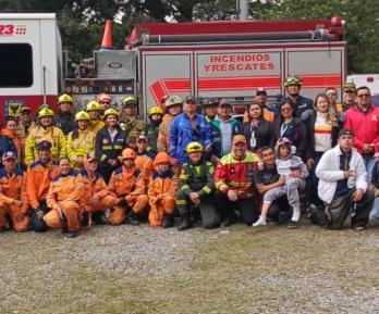 Rescate en Monserrate. / Foto: Idiger.