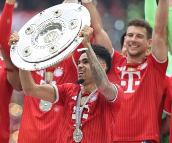 Luis Díaz, campeón de la Bundesliga con el Bayern Múnich