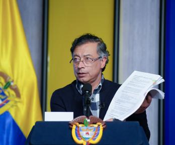 Presidente Gustavo Petro denuncia red internacional para desestabilizar su Gobierno