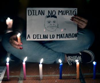 Dilan Cruz. / Foto: AFP.