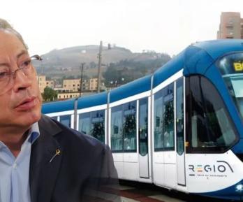 Presidente Petro defiende el Regiotram para Bogotá y señala a los monopolios del transporte