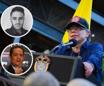 Petro decreta dos días de duelo nacional. / Fotos: Presidencia, FLIP y AFP.