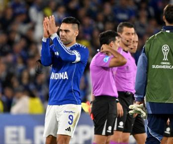 Falcao García en Millonarios. / Foto: AFP.