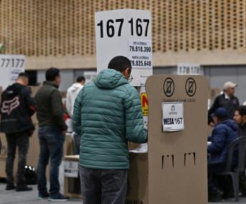 Ley seca en elecciones presidenciales. / Foto: AFP.