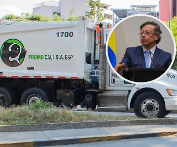 Petro sobre sanción de la SIC en Cali. / Fotos: PromoValle y Presidencia. 