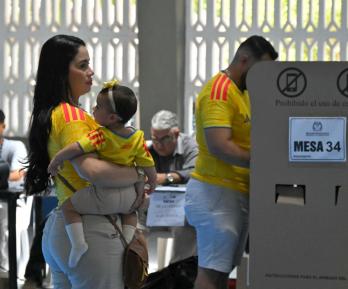 Camiseta de la selección Colombia. / Foto: AFP.