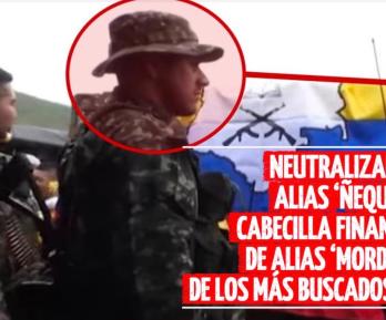 Cauca: tropas del Ejército neutralizan a alias Ñeque