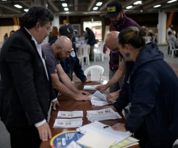 Escrutinio. / foto: AFP.