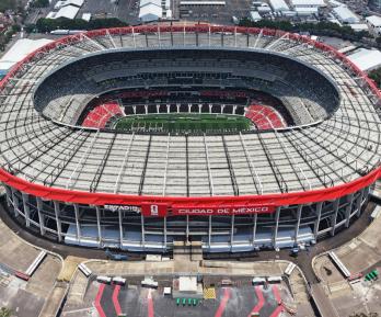 Estadio Azteca para inauguración del Mundial. / Foto: AFP.