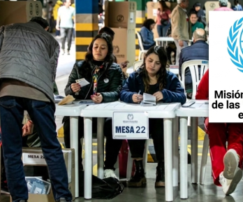 Misión de la ONU en Colombia destaca jornada electoral pacífica y pide una segunda vuelta sin violencia