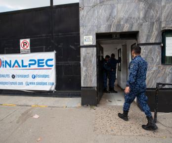 Sindicatos del INPEC. / Foto: AFP.