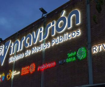 Inravisión para debate presidencial. / Foto: Inravisión.