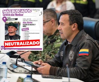 MinDefensa anuncia la neutralización de alias Marlon. / Fotos: MinDefensa.