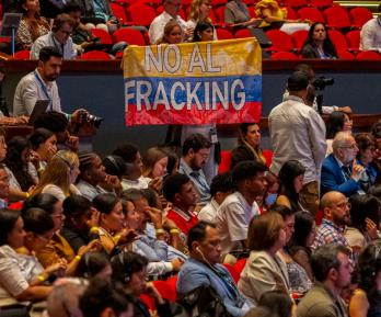 No al fracking desde la ONU. / Foto: AFP.