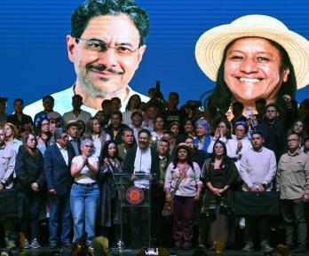 Oposición del pacto histórico. / Foto: AFP.