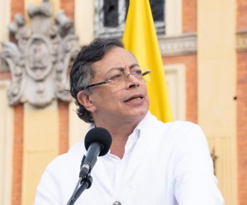 Denuncia del presidente Petro. / Foto: Presidencia.