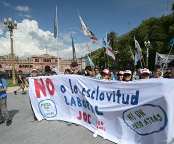 Derechos de trabajadores vulnerados. / Foto: AFP.