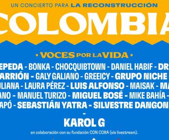 Así será el concierto gratuito para apoyar a las víctimas del terremoto en Colombia
