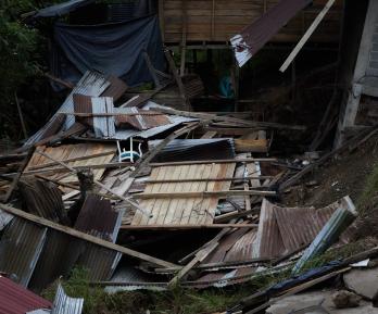 Chocó inicia la reconstrucción tras el terremoto. Foto: Defensoría del Pueblo