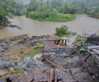 Lluvias e inundaciones en Chocó.