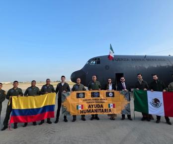 Colombia recibió 640 toneladas de ayuda humanitaria internacional para atender el terremoto