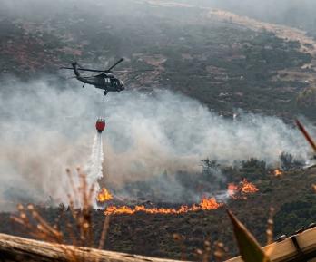 Villa de Leyva en alerta máxima: más de 250 socorristas combaten contra el incendio forestal