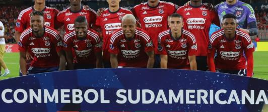 Independiente Medellín goleó 4-0 a Always Ready en la Sudamericana. / Foto: AFP.